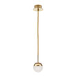 Lustra moderna alama Aur 24K LED 4.5W/380lm/3000K, Ball HL 6-1659/1 Gold Orion